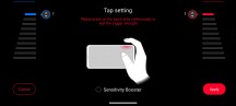 AirTrigger settings - Asus ROG Phone 8 Pro review