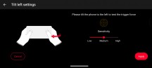 Motion gesture settings - Asus ROG Phone 8 Pro review