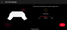 Motion gesture settings - Asus ROG Phone 8 Pro review