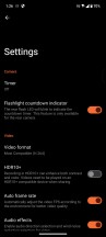 Camera app settings - Asus ROG Phone 8 Pro review