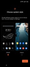 Initial setup wizard with visual and behavioral options - Asus ROG Phone 8 Pro review