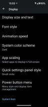 Display settings - Asus Zenfone 9 long-term review