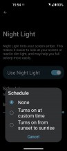 Night Light settings - Asus Zenfone 9 long-term review