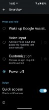 Smart key settings - Asus Zenfone 9 long-term review