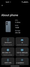 نرم افزار فعلی - بررسی بلند مدت Asus Zenfone 9