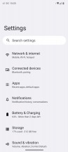 Home screen, notification shade, recent apps, app drawer, settings menu - Fairphone 5 review