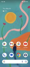 Home screen - Google Pixel 7a review