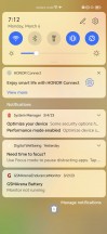Notifications - Honor Magic5 Pro review