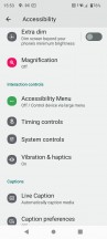 Accessibility settings - HTC U23 Pro review