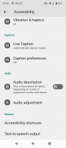Accessibility settings - HTC U23 Pro review