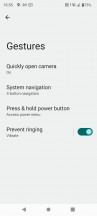 Gestures - HTC U23 Pro review