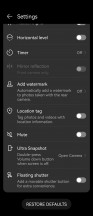 Camera app UI - Huawei Mate X3 review