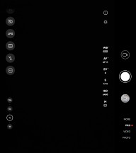 Camera UI main display - Huawei Mate X3 review