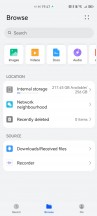 File manager - Huawei nova 11 Pro review