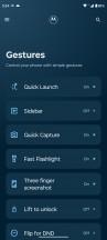 Gestures - Motorola Edge 40 Pro review
