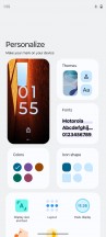 Theming and interactive wallpapers - Motorola Moto G53 review
