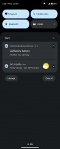 Home screen, recent apps, notification shade, settings menu - Motorola Razr 40 review