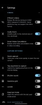 More camera settings - Motorola Razr 40 review