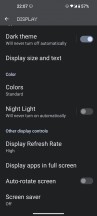 Display settings - Nothing Phone (1) long-term review
