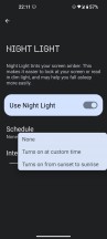 Always-on display and Night Light settings - Nothing Phone (1) long-term review