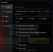 Red Magic Studio settings - nubia Red Magic 9 Pro review