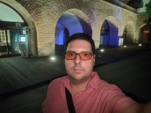 Selfie samples, day and night, Portrait mode off/on - f/2.4, ISO 3200, 1/10s - OnePlus 11 long-term review