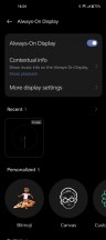 Always-On Display settings - OnePlus 11 long-term review