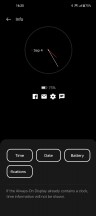 Always-On Display settings - OnePlus 11 long-term review