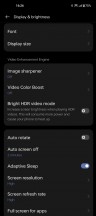 Display settings - OnePlus 11 long-term review