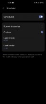 Dark mode settings - OnePlus 11 long-term review