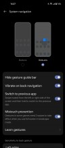 Gesture navigation settings - OnePlus 11 long-term review