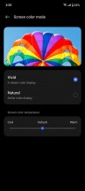 Color modes - OnePlus Nord N30 5G review