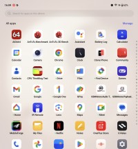 Main app drawer - Oneplus Open review