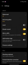 Camera settings - Oppo Reno10 review