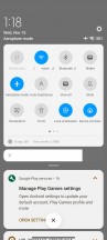 Notification shade and quick toggles - Xiaomi Poco C65 review