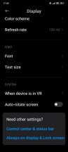 Display settings - Poco F5/Redmi Note 12 Turbo long-term review