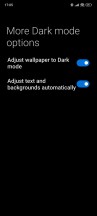 Dark mode settings - Poco F5/Redmi Note 12 Turbo long-term review