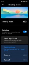 Reading mode settings - Poco F5/Redmi Note 12 Turbo long-term review