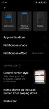 Control Center settings - Poco F5/Redmi Note 12 Turbo long-term review