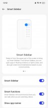 Smart sidebar - Realme GT3 review