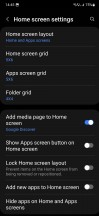 Google Discover feed and Launcher settings - Samsung Galaxy A54 long-term review