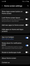 Google Discover feed and Launcher settings - Samsung Galaxy A54 long-term review