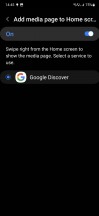 تنظیمات فید و راه‌انداز Google Discover - بررسی بلندمدت Samsung Galaxy A54