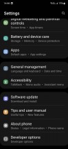 Settings - Samsung Galaxy A54 long-term review