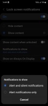 Lock Screen Notifications Settings - Samsung Galaxy A54 Long Term Review
