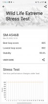 3DMark Wild Life stress test - Samsung Galaxy A54 review