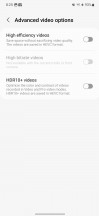 Camera app settings - Samsung Galaxy S23 FE review