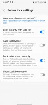 Lockscreen and security options - Samsung Galaxy S23 review