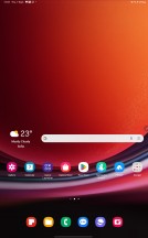 Homescreen - Samsung Galaxy Tab S9 Ultra review