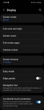 Flip4: Display settings - Samsung Galaxy Z Flip4 vs. Oppo Find N2 Flip long-term review